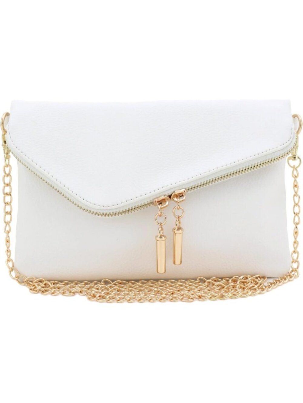Chic Envelope Wristlet Clutch Crossbody Bag with Chain Strap - Stylish